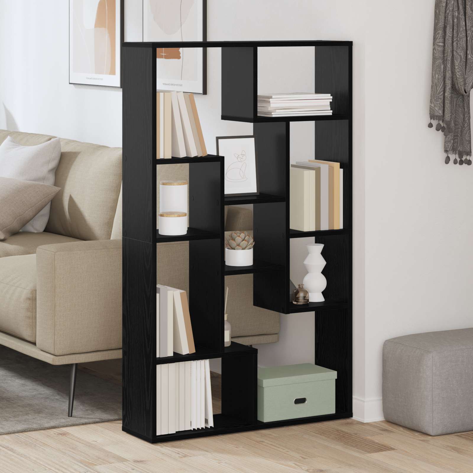 Bücherregal Artisan Oak 72x20x120 cm Holzwerkstoff Bücherregal Artisan Oak 72x20x120 cm Holzwerkstoff