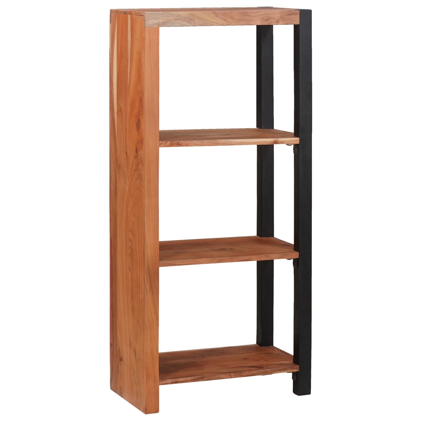 Bücherregal 50 x 30 x 110 cm Massives Akazienholz