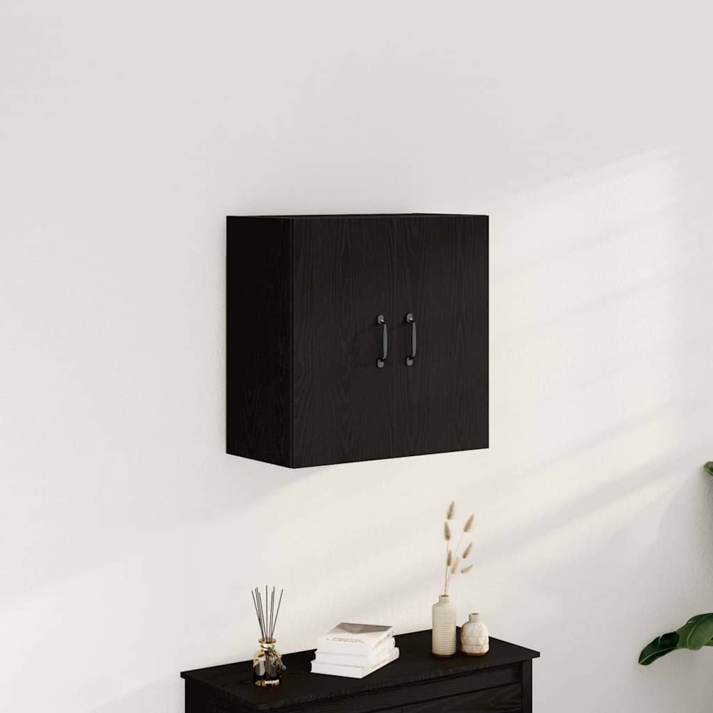 Wandschrank Schwarze Eiche 60 x 31 x 60 cm Holzwerkstoff Wandschrank Schwarze Eiche 60 x 31 x 60 cm Holzwerkstoff