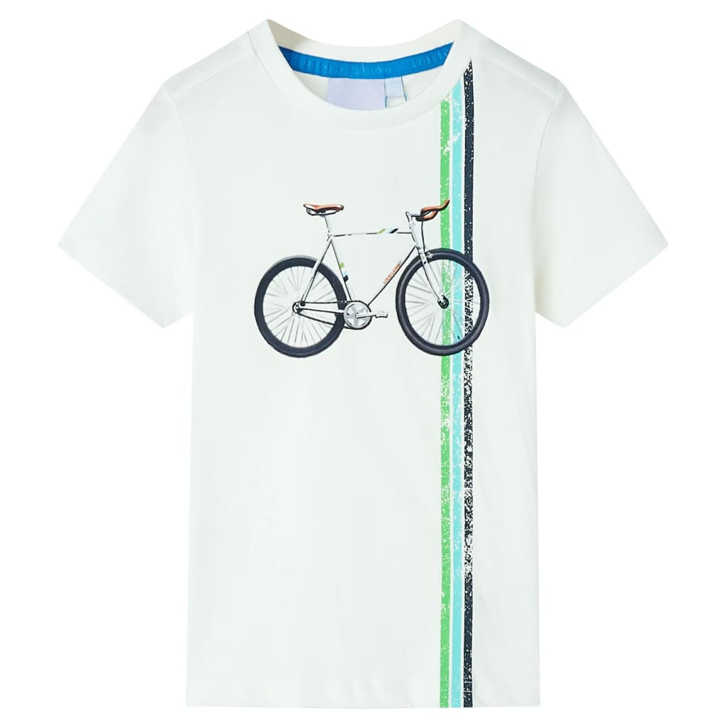 Kinder-Kurzarmshirt Ecru 104 Kinder-Kurzarmshirt Ecru 104
