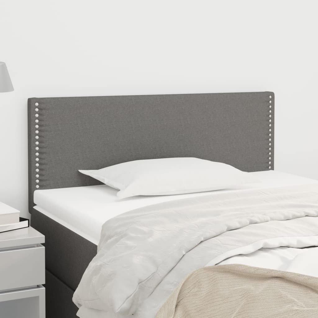 Kopfteil Dunkelgrau 80x5x78/88 cm Stoff Kopfteil Dunkelgrau 80x5x78/88 cm Stoff