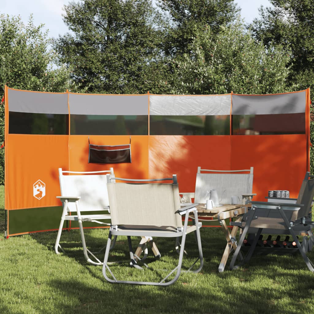 Camping-Windschutz Orange 366x152x152 cm Wasserdicht Camping-Windschutz Orange 366x152x152 cm Wasserdicht