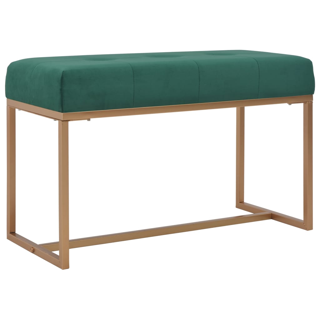 Bank 80 cm Grün Samt Bank 80 cm Grün Samt