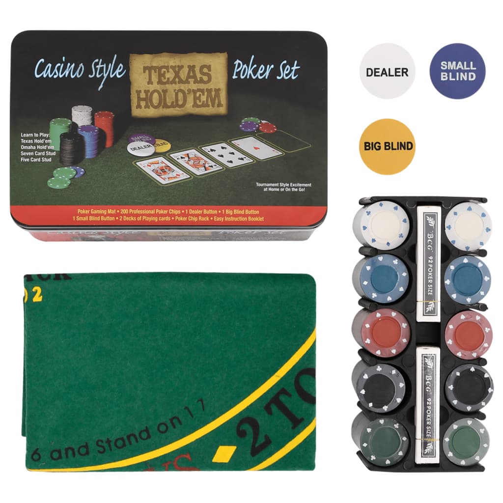 Pokerchips-Set 200 Stk. 4 g Pokerchips-Set 200 Stk. 4 g
