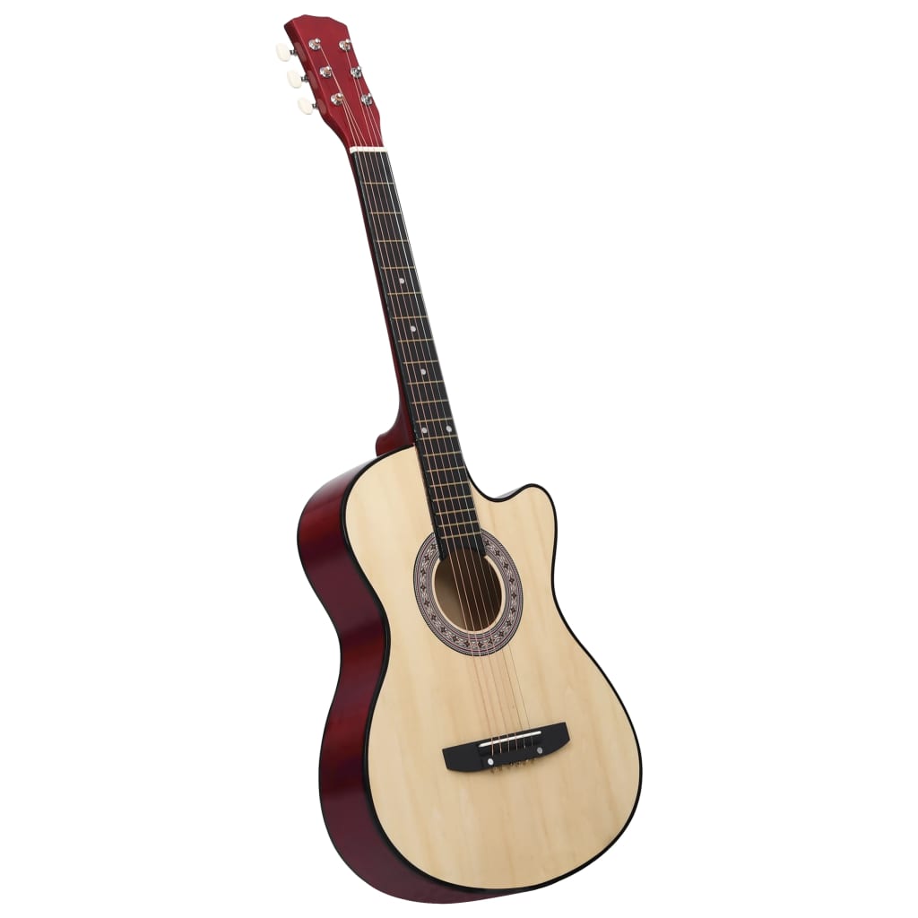 Westerngitarre Akustisch Cutaway mit 6 Saiten 38" Lindenholz Westerngitarre Akustisch Cutaway mit 6 Saiten 38" Lindenholz