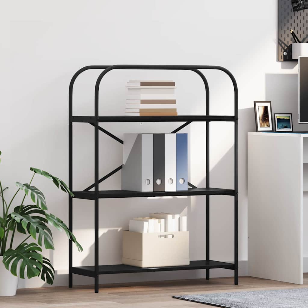 Regal Schwarze Eiche 80 x 30 x 109 cm Holzwerkstoff