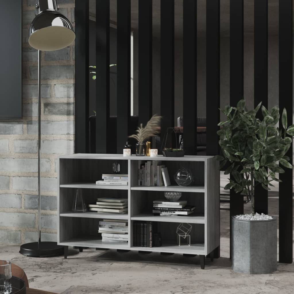 Sideboard Grau Sonoma 103,5x35x70 cm Holzwerkstoff