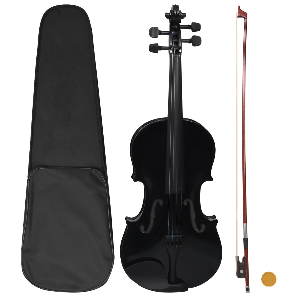 Violine Komplettset mit Bogen und Kinnhalter Helles Holz 4/4 Violine Komplettset mit Bogen und Kinnhalter Helles Holz 4/4