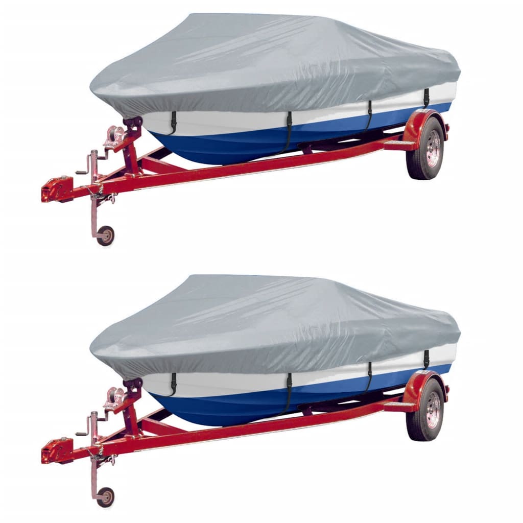 Bootspersenninge 2 Stk. Grau Länge 427-488 cm Breite 173 cm
