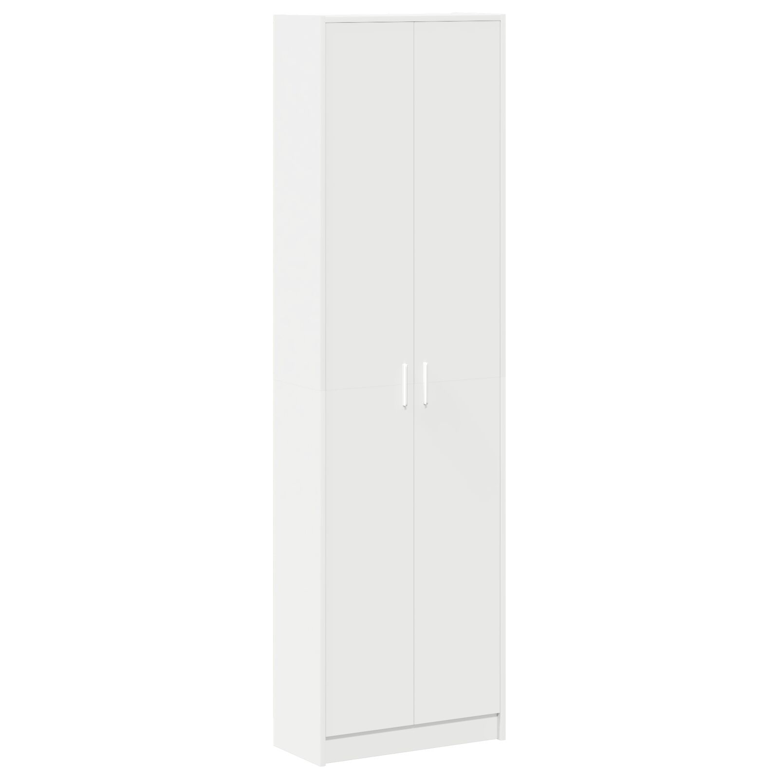 Kleiderschrank Weiß 55x25x189 cm Holzwerkstoffe Kleiderschrank Weiß 55x25x189 cm Holzwerkstoffe