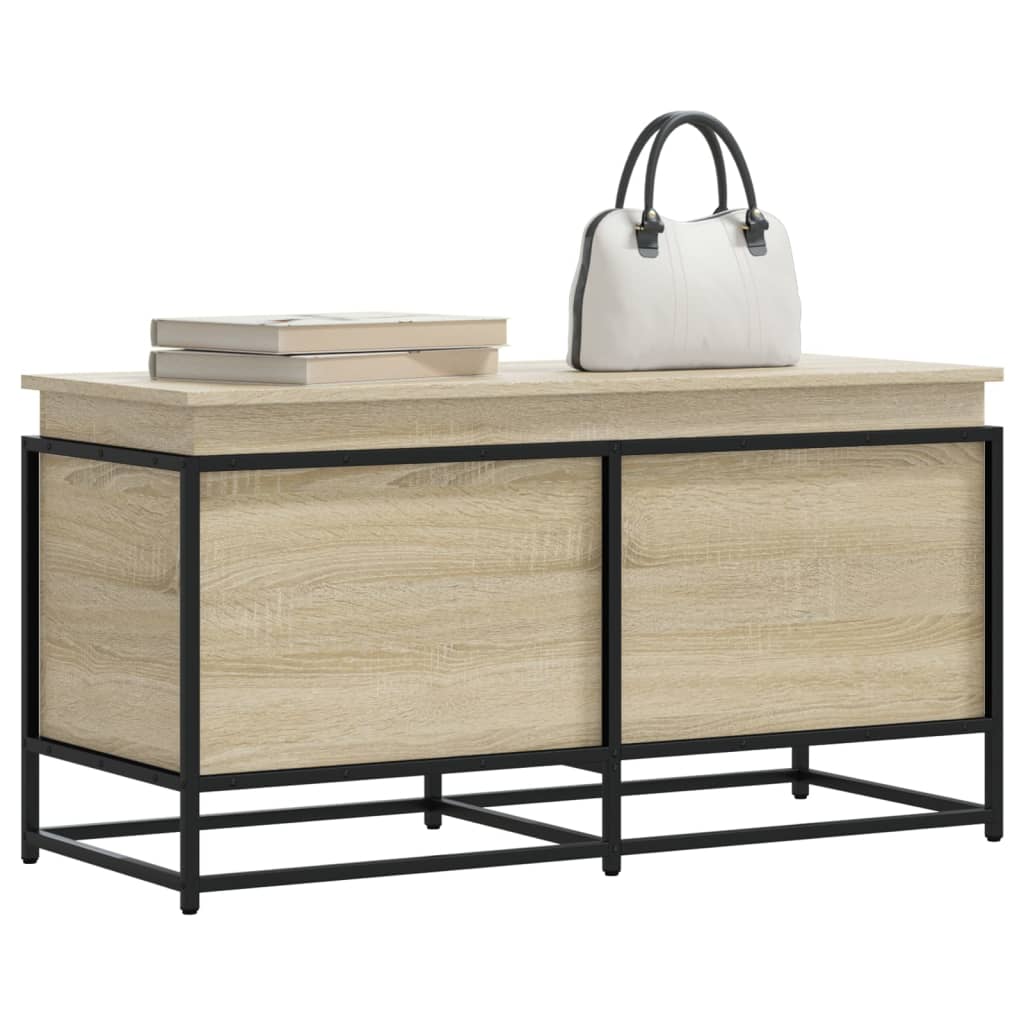 Aufbewahrungsbox mit Deckel Sonoma 100x40x51,5 cm Holzwerkstoff Aufbewahrungsbox mit Deckel Sonoma 100x40x51,5 cm Holzwerkstoff