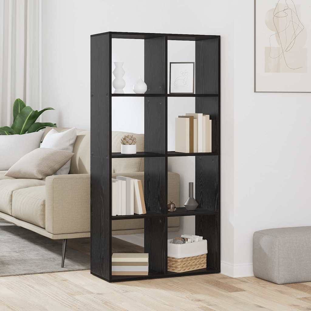Bücherregal Schwarze Eiche 69,5 x 29 x 137,5 cm Holzwerkstoff