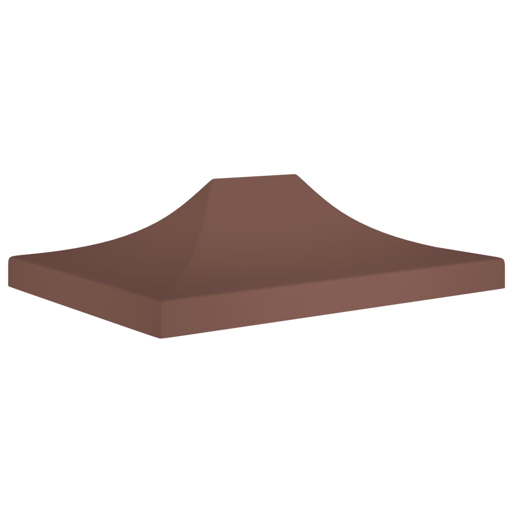 Partyzelt-Dach 4,5x3 m Braun 270 g/m² Partyzelt-Dach 4,5x3 m Braun 270 g/m²