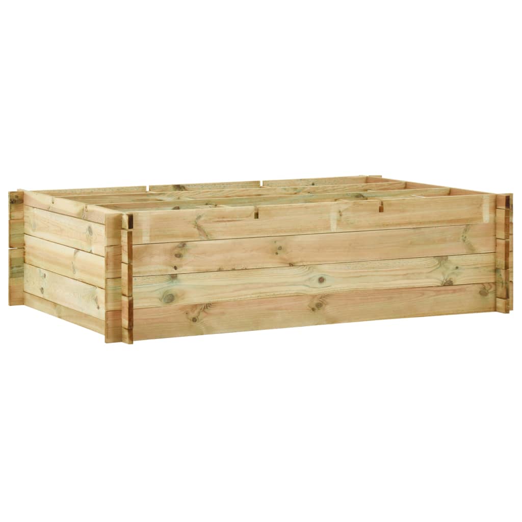 Hochbeet 150x100x40 cm Kiefernholz Imprägniert Hochbeet 150x100x40 cm Kiefernholz Imprägniert