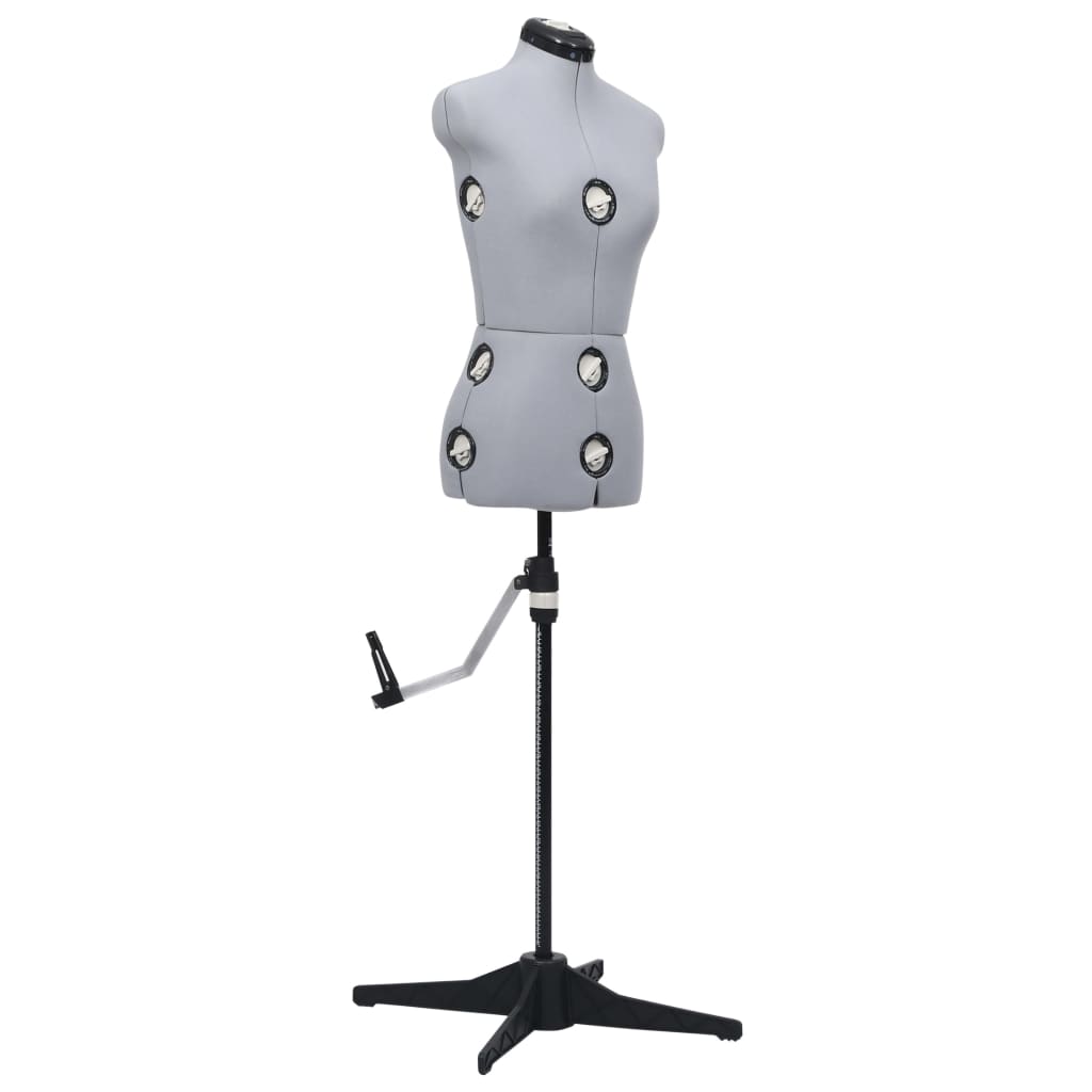 Schneiderpuppe Verstellbar Weiblich Grau S Größe 33-40 Schneiderpuppe Verstellbar Weiblich Grau S Größe 33-40