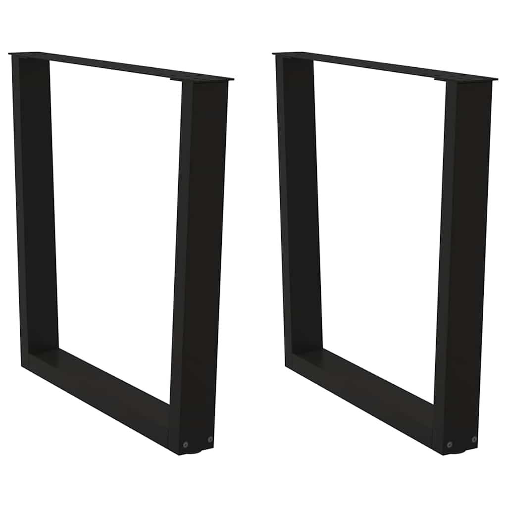 Esstischbeine V-Form 2 Stück Schwarz 80x(72-73,3) cm Stahl Esstischbeine V-Form 2 Stück Schwarz 80x(72-73,3) cm Stahl