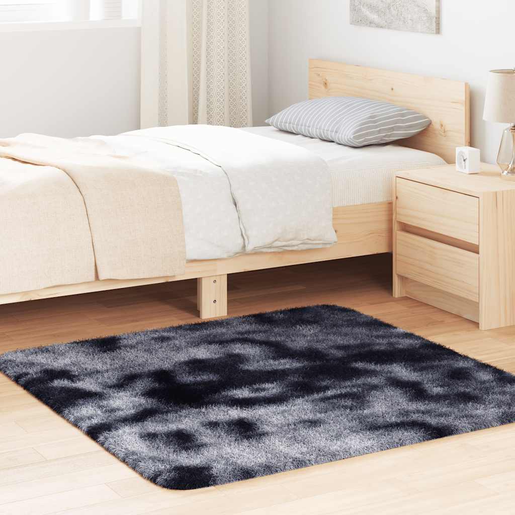 Teppich Shaggy Hochflor NAVARRA Dunkelgrau 120x120 cm Polyester Teppich Shaggy Hochflor NAVARRA Dunkelgrau 120x120 cm Polyester