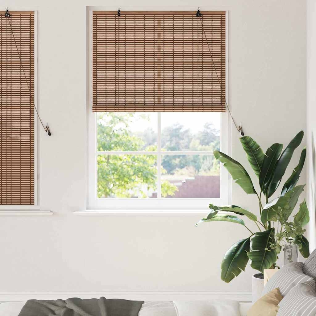 Fensterjalousien und -schattierungen Braun 110 x 160 cm Bambus Fensterjalousien und -schattierungen Braun 110 x 160 cm Bambus