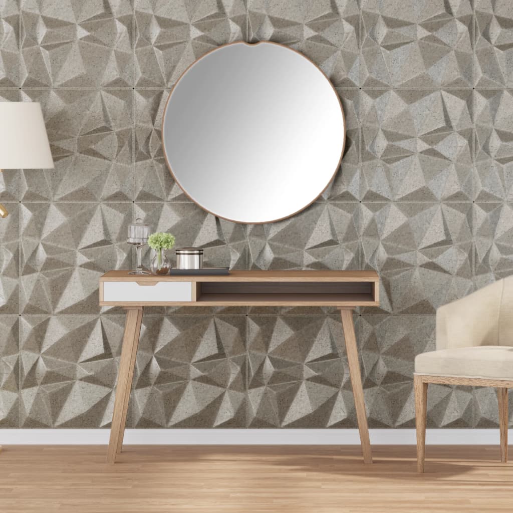 Wandpaneele 12 Stk. Beton 50x50 cm XPS 3 m² Diamant Wandpaneele 12 Stk. Beton 50x50 cm XPS 3 m² Diamant