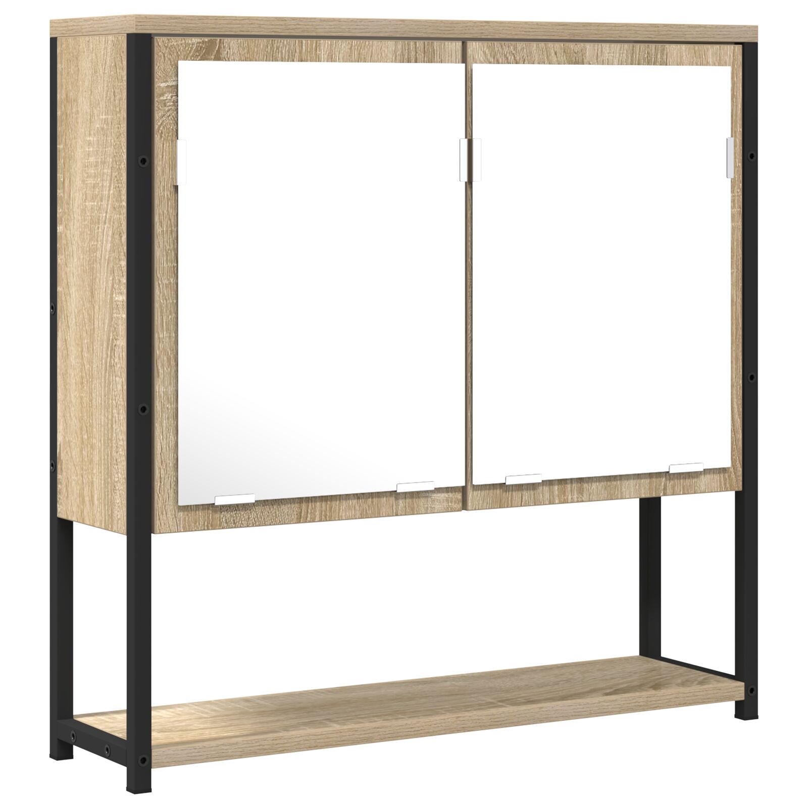 Spiegelschrank Sonoma Eiche 60x16x60 cm Holzwerkstoff