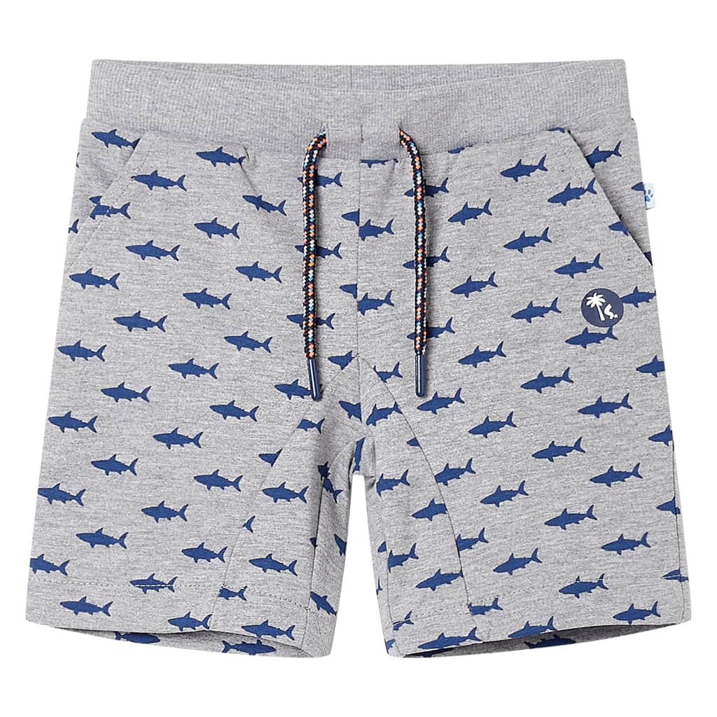 Kindershorts mit Kordelzug Hellkhaki Melange 92 Kindershorts mit Kordelzug Hellkhaki Melange 92