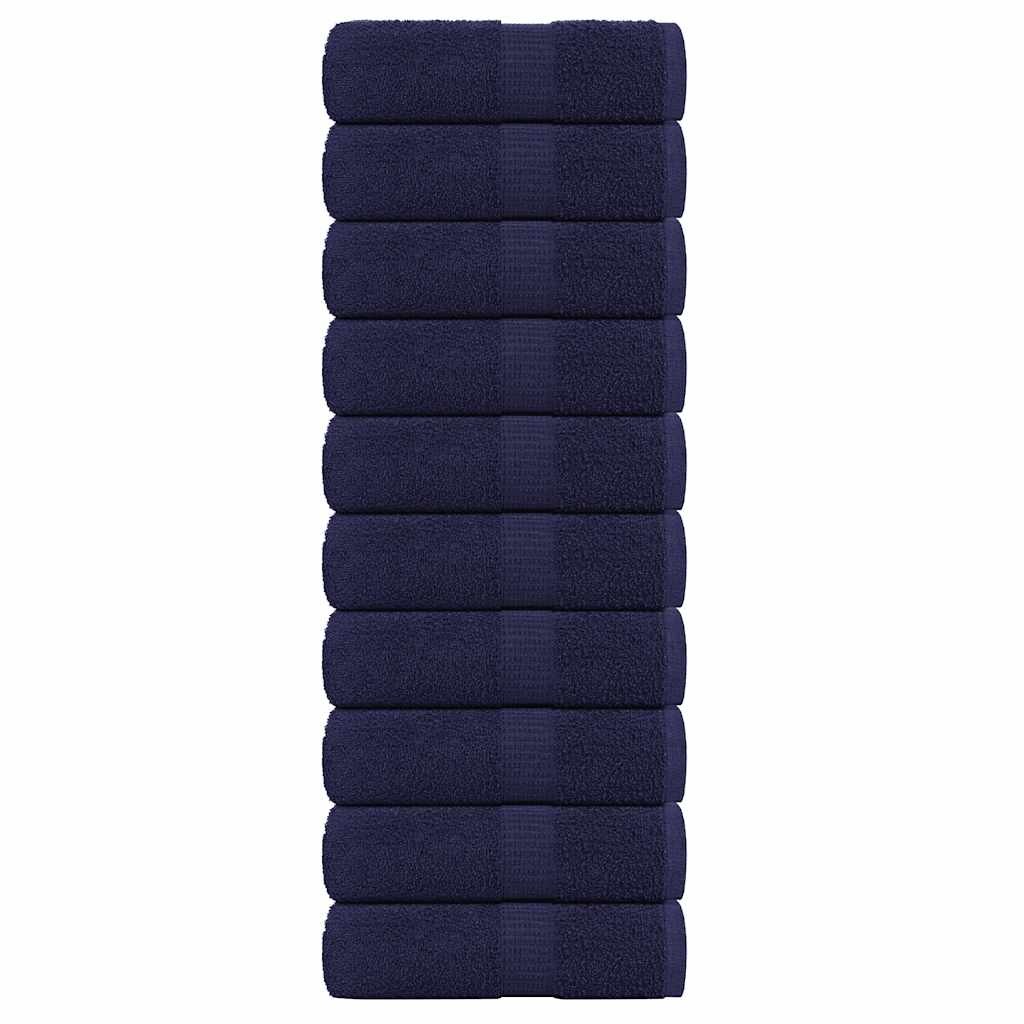 Gästetücher 10 Stk. Marineblau 30x50 cm 360 g/m² 100% Baumwolle Gästetücher 10 Stk. Marineblau 30x50 cm 360 g/m² 100% Baumwolle