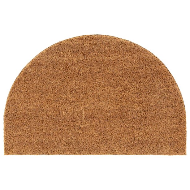 Fußmatte Natur Halbrund 40x60 cm Kokosfaser Getuftet Fußmatte Natur Halbrund 40x60 cm Kokosfaser Getuftet