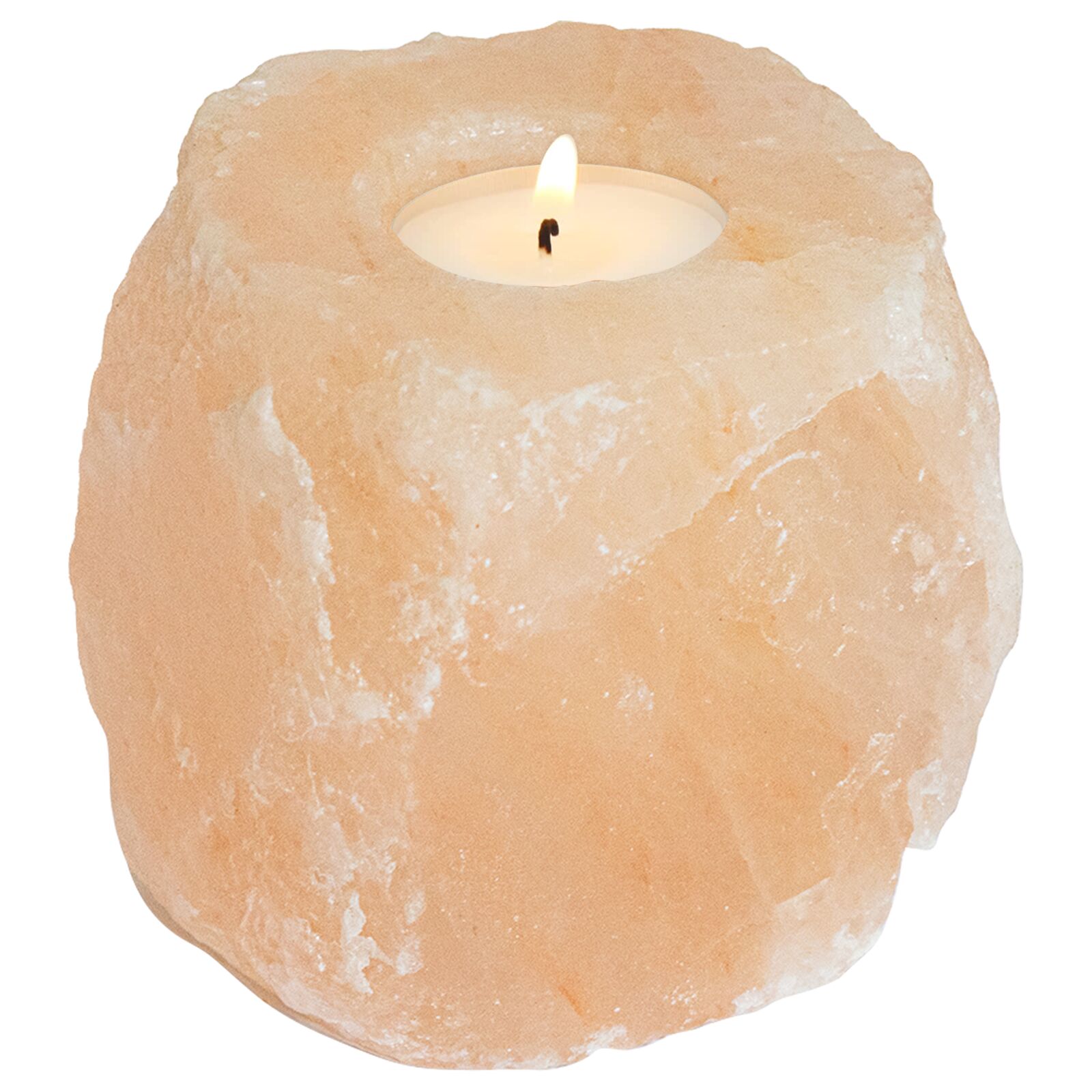 Kerzenhalter Rosa Himalaya-Salz Mittel Dekorative Intarsien Kerzenhalter Rosa Himalaya-Salz Mittel Dekorative Intarsien