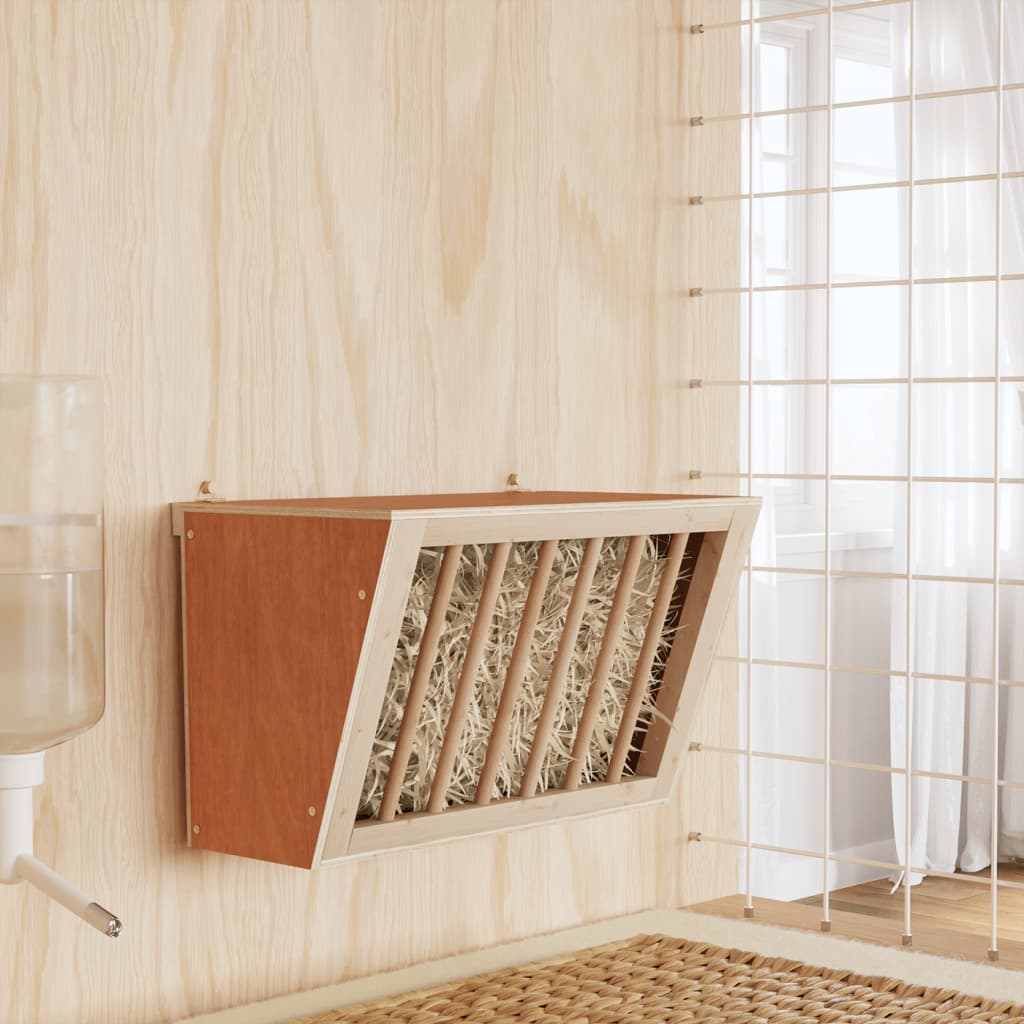 Heuraufe für Kaninchen 37x18,5x23 cm Massivholz Tanne Heuraufe für Kaninchen 37x18,5x23 cm Massivholz Tanne