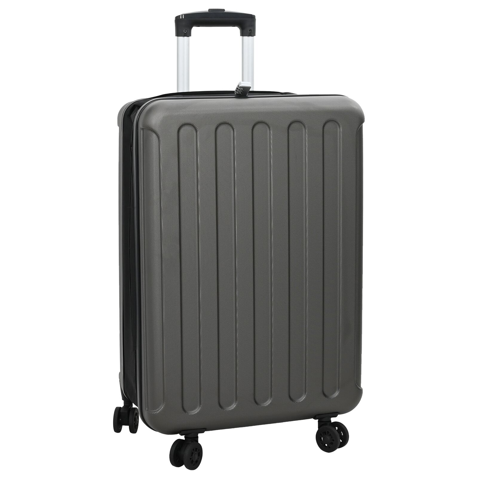 Klappbarer Koffer Hartschale 24'' Dunkelgrau 43x27x66 cm ABS Klappbarer Koffer Hartschale 24'' Dunkelgrau 43x27x66 cm ABS