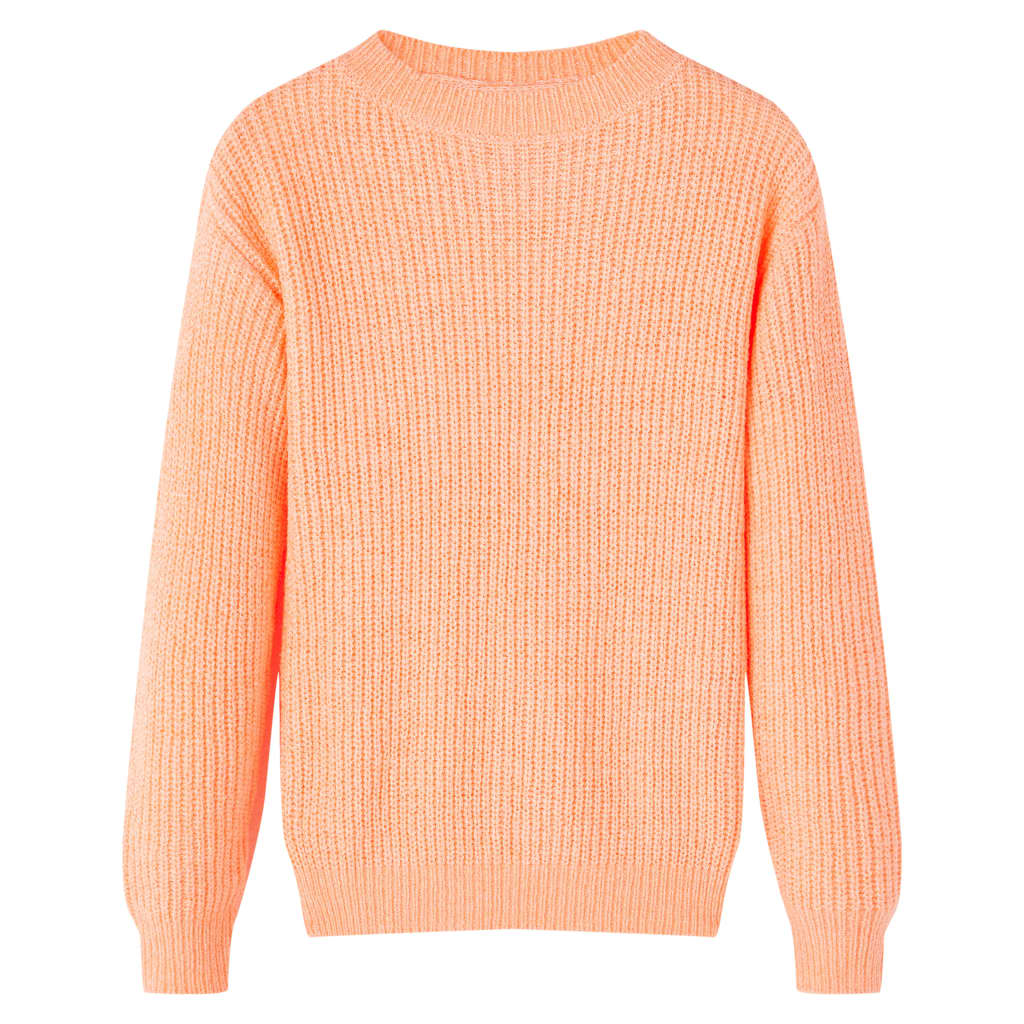 Kinderpullover Gestrickt Hellorange 104 Kinderpullover Gestrickt Hellorange 104