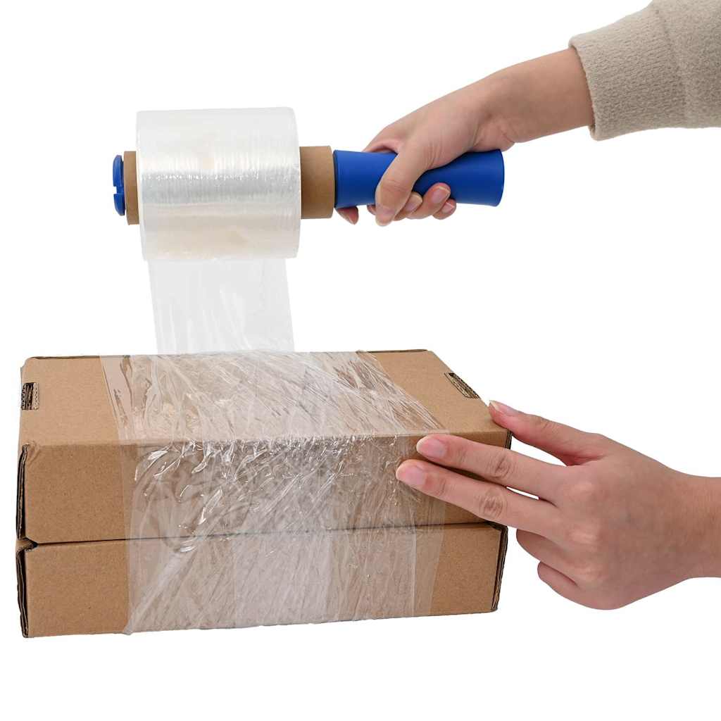 Stretchfolien 10 Stk. Transparent 23 μm 10 cm x 300 m Stretchfolien 10 Stk. Transparent 23 μm 10 cm x 300 m