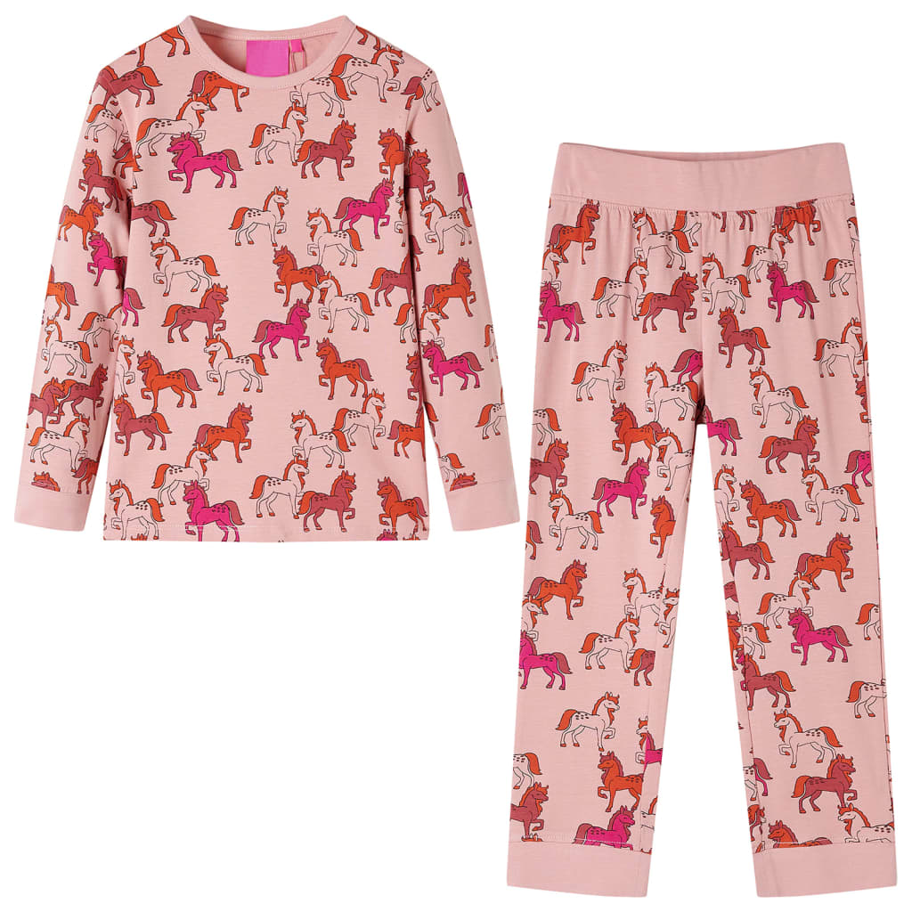Kinderpyjama mit Langen Ärmeln Hellrosa 140 Kinderpyjama mit Langen Ärmeln Hellrosa 140