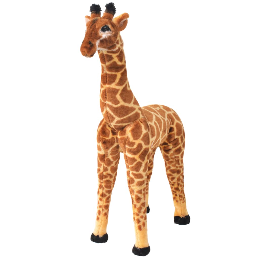 Plüschtier Giraffe Stehend Plüsch Braun und Gelb XXL Plüschtier Giraffe Stehend Plüsch Braun und Gelb XXL
