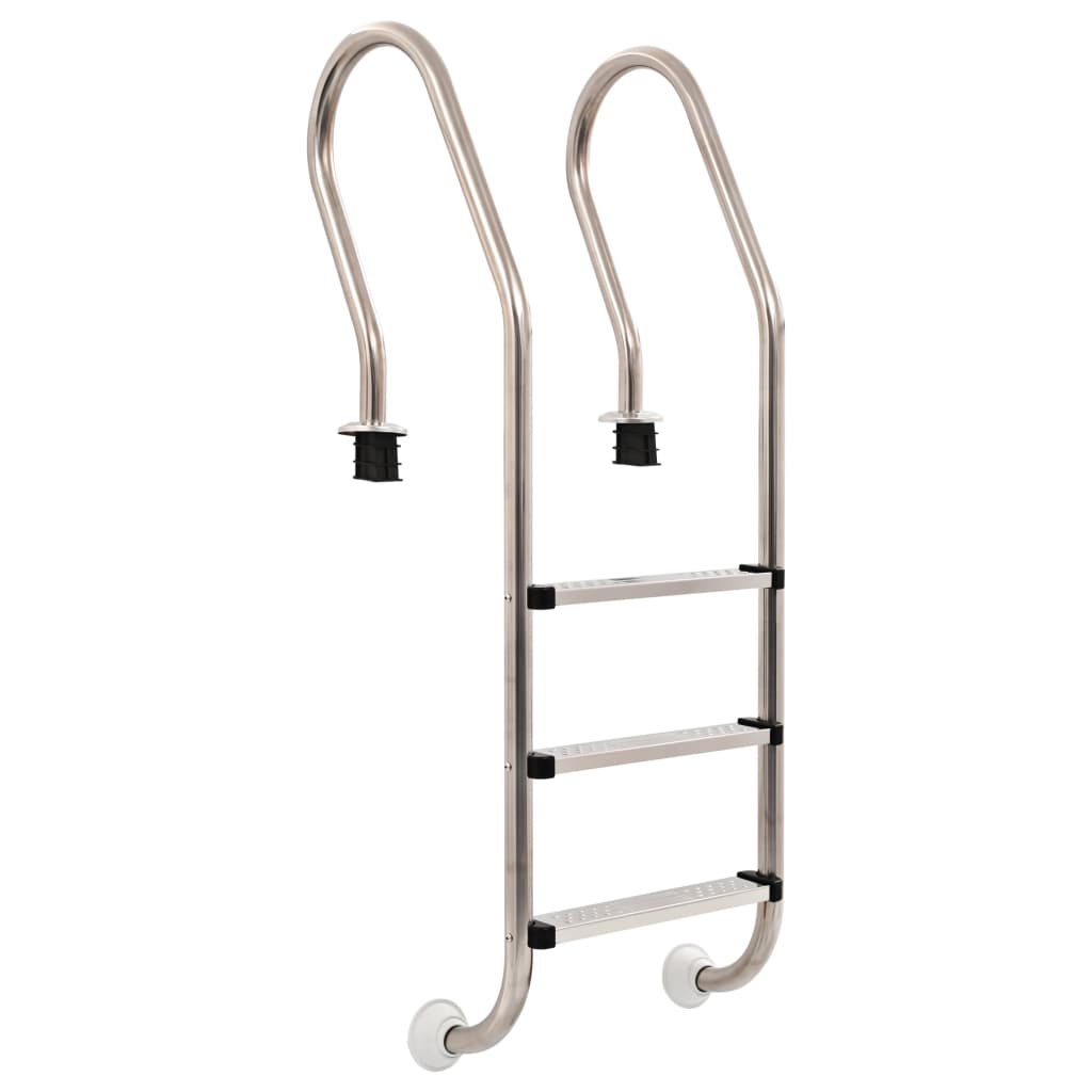 Pool-Leiter 3 Stufen 120 cm Edelstahl 304 Pool-Leiter 3 Stufen 120 cm Edelstahl 304