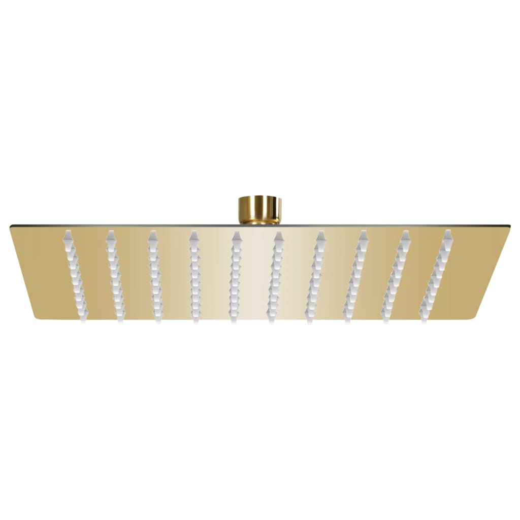 Regenbrause Edelstahl 20x20 cm Quadrat Golden Regenbrause Edelstahl 20x20 cm Quadrat Golden