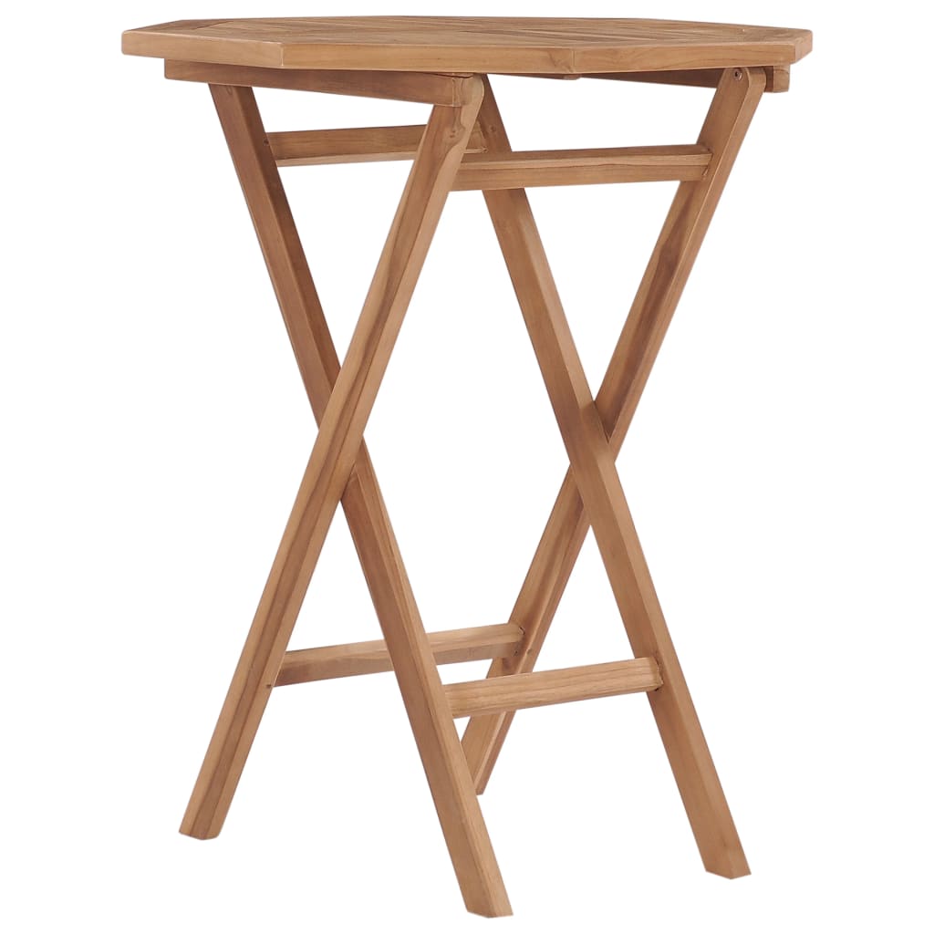 Klappbarer Gartentisch 60×60×75 cm Teak Massivholz Klappbarer Gartentisch 60×60×75 cm Teak Massivholz