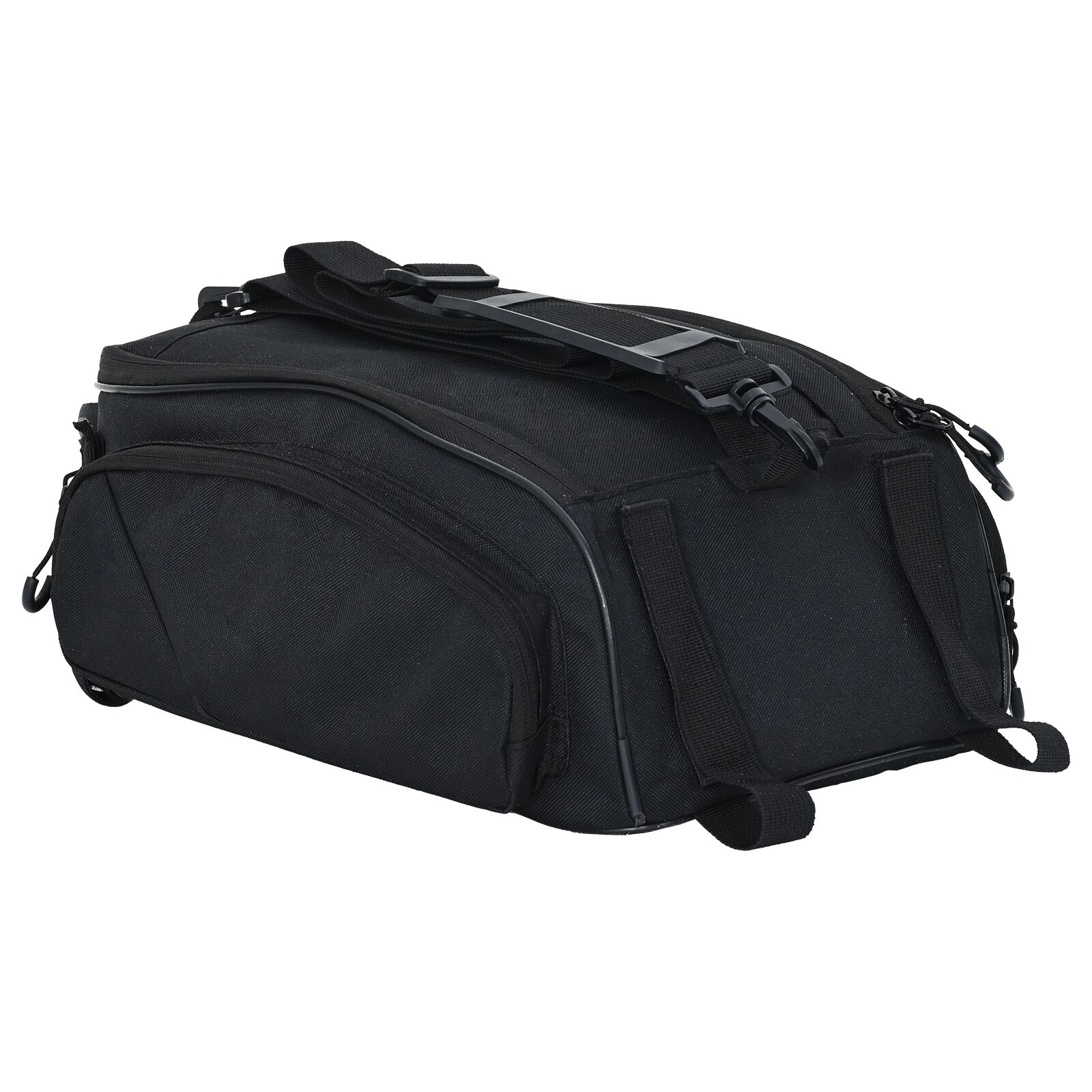 Fahrradtasche für Gepäckträger 12 L Schwarz 38x21x16 cm Fahrradtasche für Gepäckträger 12 L Schwarz 38x21x16 cm