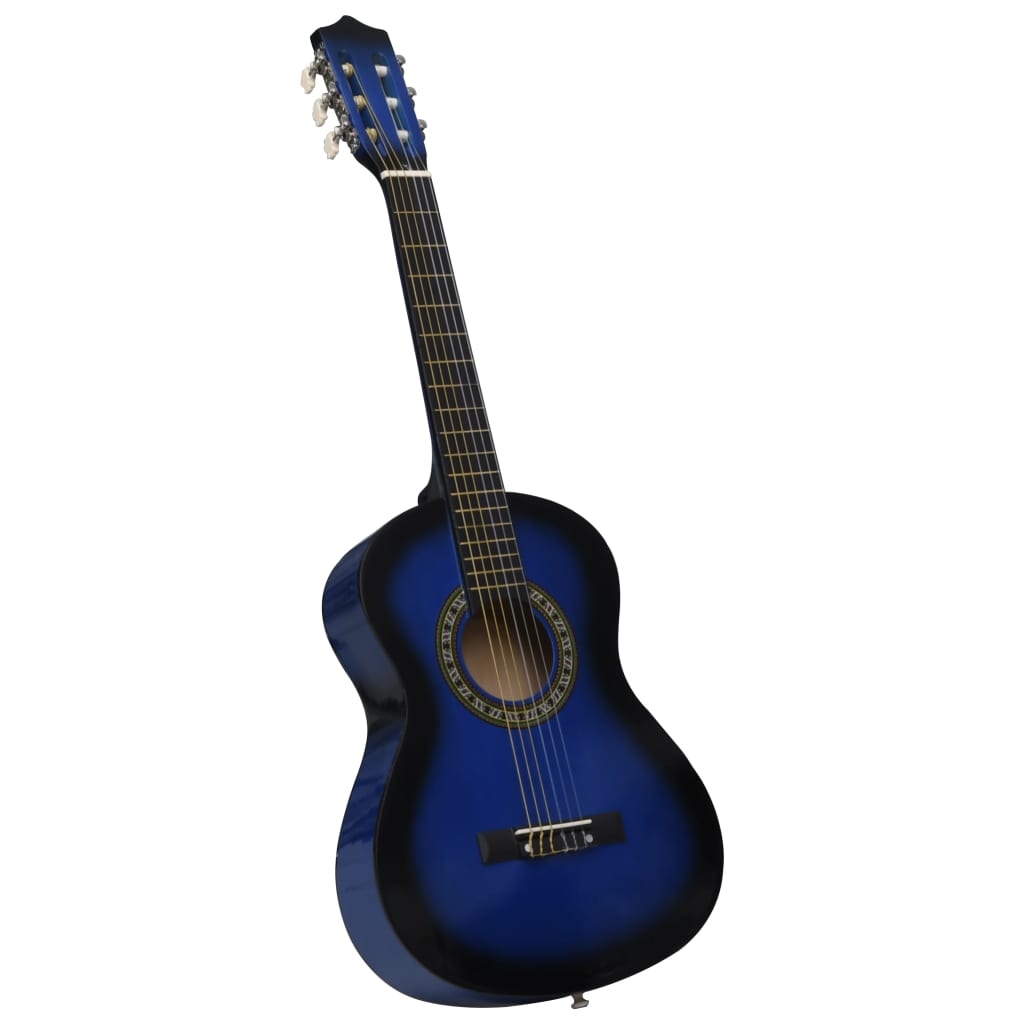 Klassikgitarre für Anfänger und Kinder Blau 1/2 34" Klassikgitarre für Anfänger und Kinder Blau 1/2 34"