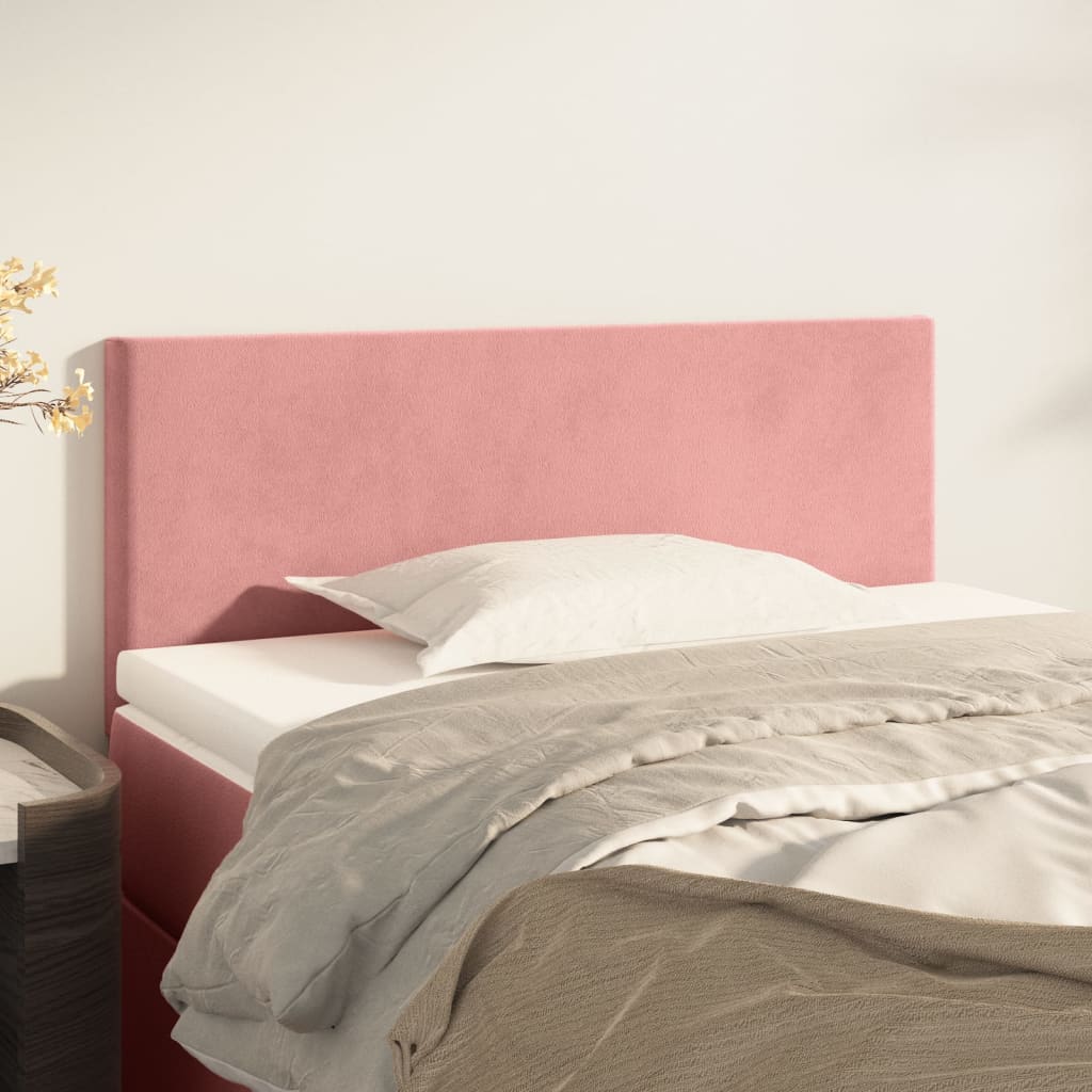 Kopfteil Rosa 100x5x78/88 cm Samt Kopfteil Rosa 100x5x78/88 cm Samt