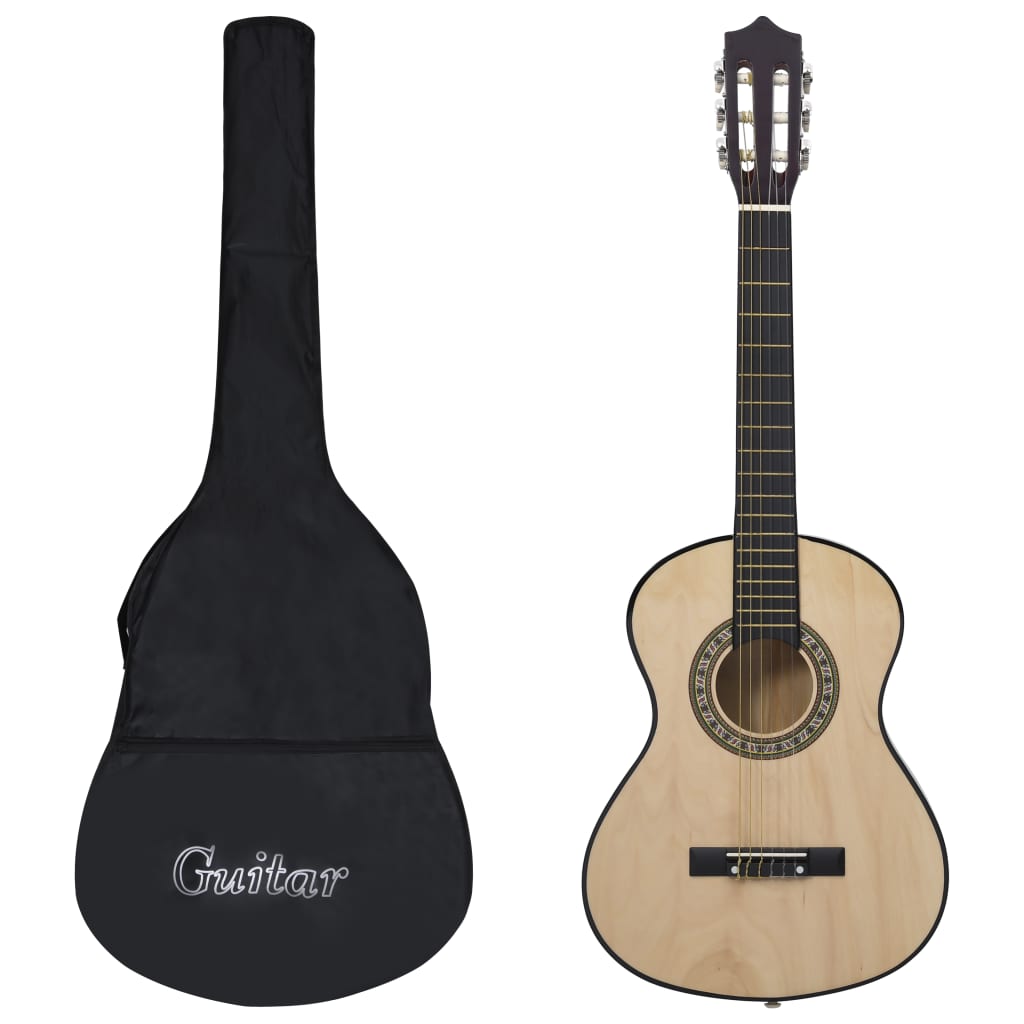 8-tlg. Klassische Gitarre für Kinder-Anfänger 1/2 34" 8-tlg. Klassische Gitarre für Kinder-Anfänger 1/2 34"