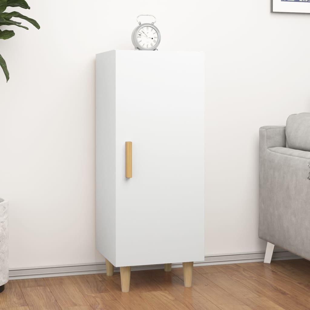 Sideboard Weiß 34,5x34x90 cm Holzwerkstoff