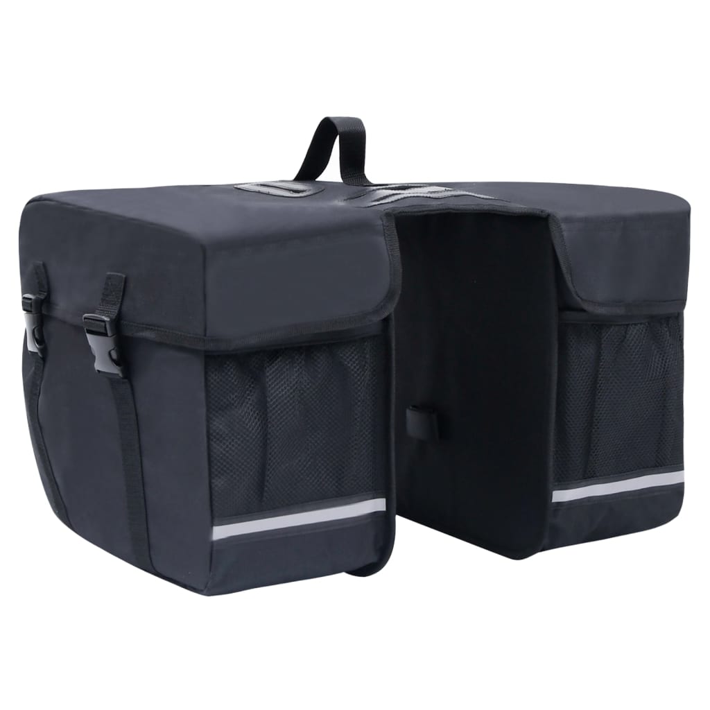 Doppel-Fahrradtasche für Gepäckträger Wasserdicht 35 L Schwarz Doppel-Fahrradtasche für Gepäckträger Wasserdicht 35 L Schwarz