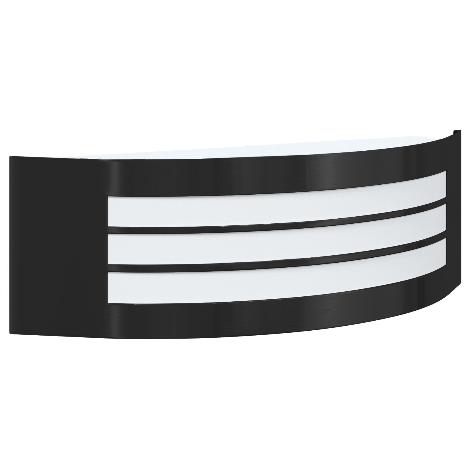 Außen Wandleuchte Schwarz Edelstahl IP44 Außen Wandleuchte Schwarz Edelstahl IP44