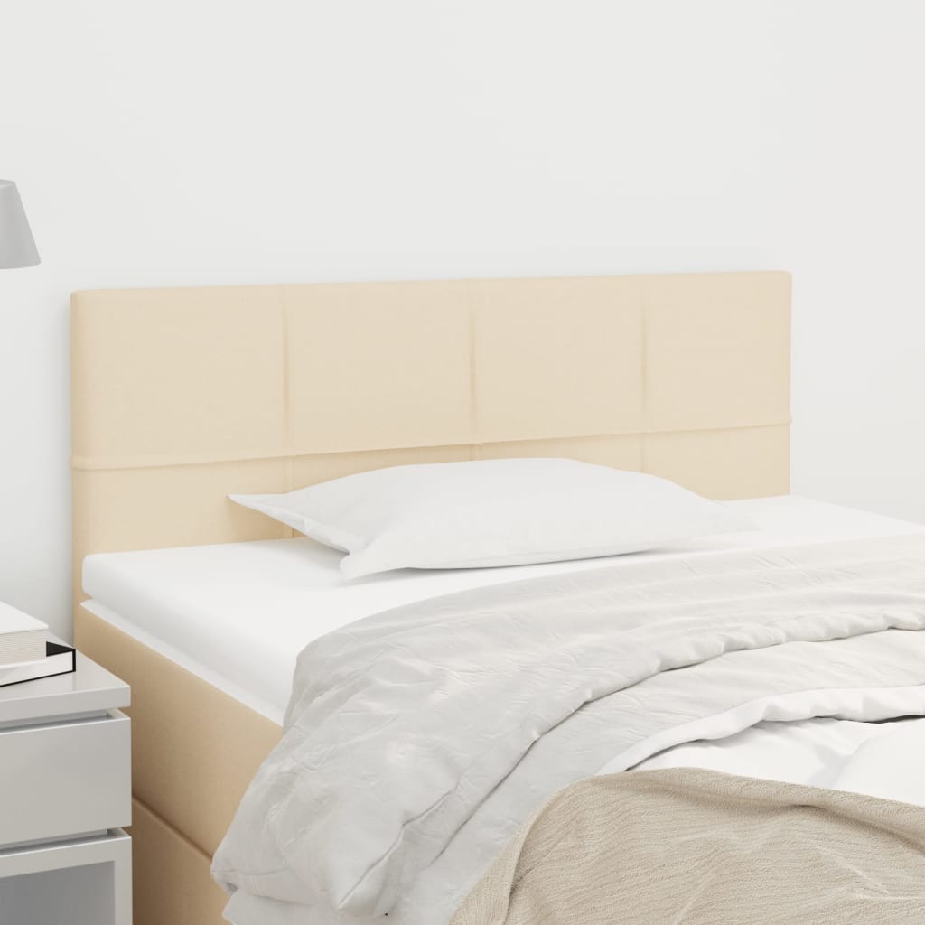 Kopfteil Creme 100x5x78/88 cm Stoff Kopfteil Creme 100x5x78/88 cm Stoff