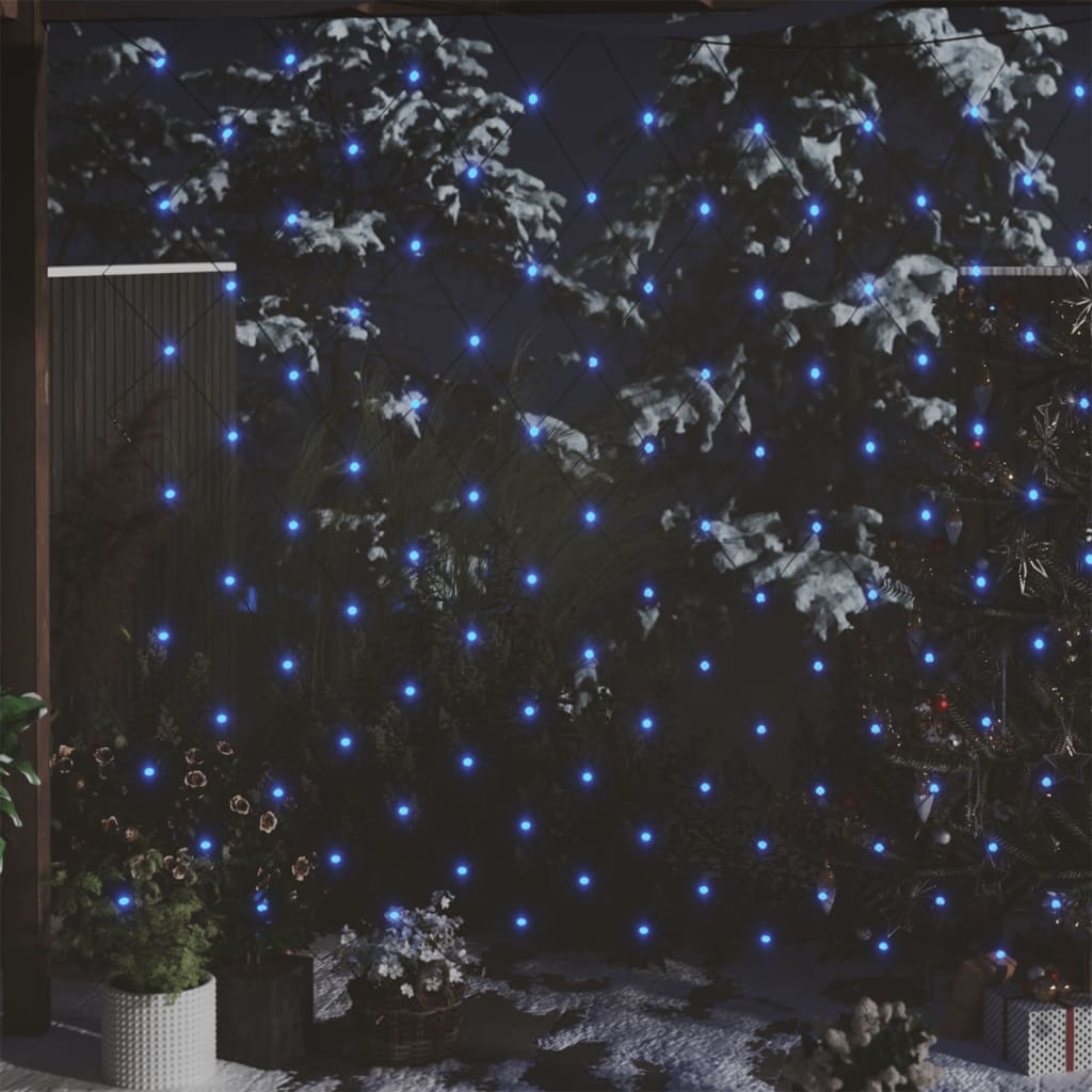 Weihnachts-Lichternetz Blau 4x4 m 544 LEDs Indoor Outdoor Weihnachts-Lichternetz Blau 4x4 m 544 LEDs Indoor Outdoor