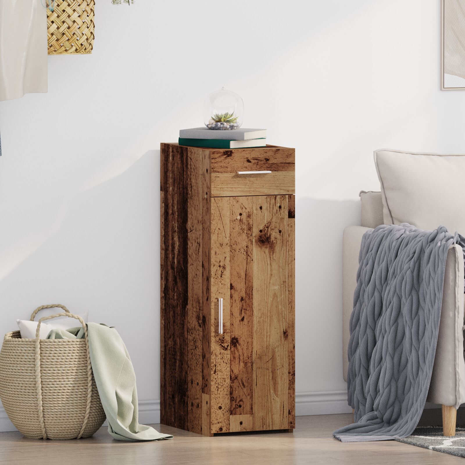 Sideboard Altholz 30x42,5x93 cm Holzwerkstoff
