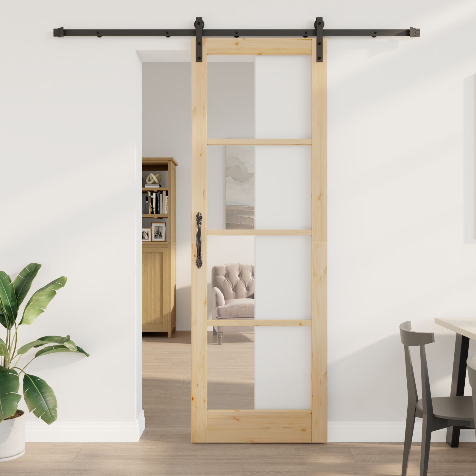 Schiebetür mit Hardware-Set 'ORKDAL'78x232 cm Schiebetür mit Hardware-Set 'ORKDAL'78x232 cm