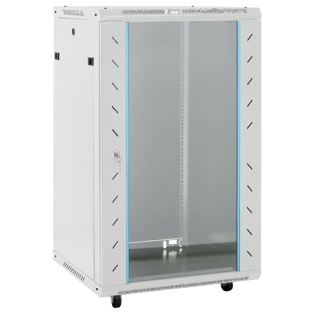 18U Netzwerkschrank auf Rollen 19" IP20 60x60x100 cm 18U Netzwerkschrank auf Rollen 19" IP20 60x60x100 cm