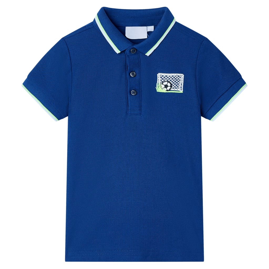 Kinder-Poloshirt Dunkelblau 128 Kinder-Poloshirt Dunkelblau 128